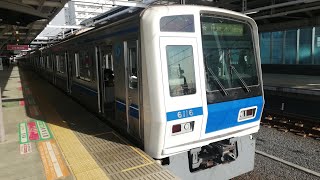 西武6000系  6116編成   有楽町線直通 各駅停車 新木場行き   石神井公園駅入線