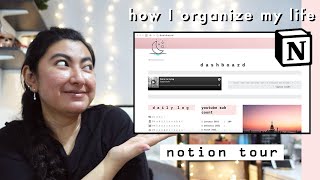 how I organized my life with notion | dashboard, budgeting, mood tracker, + free template! | PUTSY screenshot 3