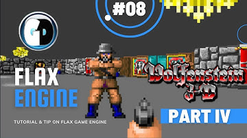 FLAX ENGINE Tutorial #08 : WOLFENSTEIN 3D Retro FPS | PART IV- ENEMY MOVEMENT and BASIC AI