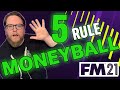 5 RULES FOR MONEYBALL IN FOOTBALL MANAGER 22 - FM Moneyball -  Football Manager Moneyball rules