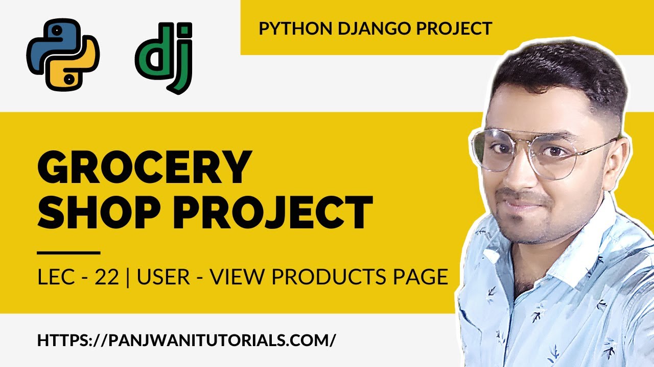 #22 Online Grocery Shop Project | Python Django | User - View Products ...