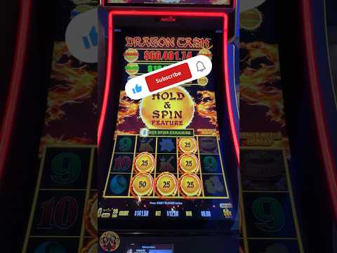 TRIGGERED THE BONUS ON THE DRAGON CASH SLOTMACHINE AT THE MORONGO CASINO IN CALIFORNIA!!! #shorts