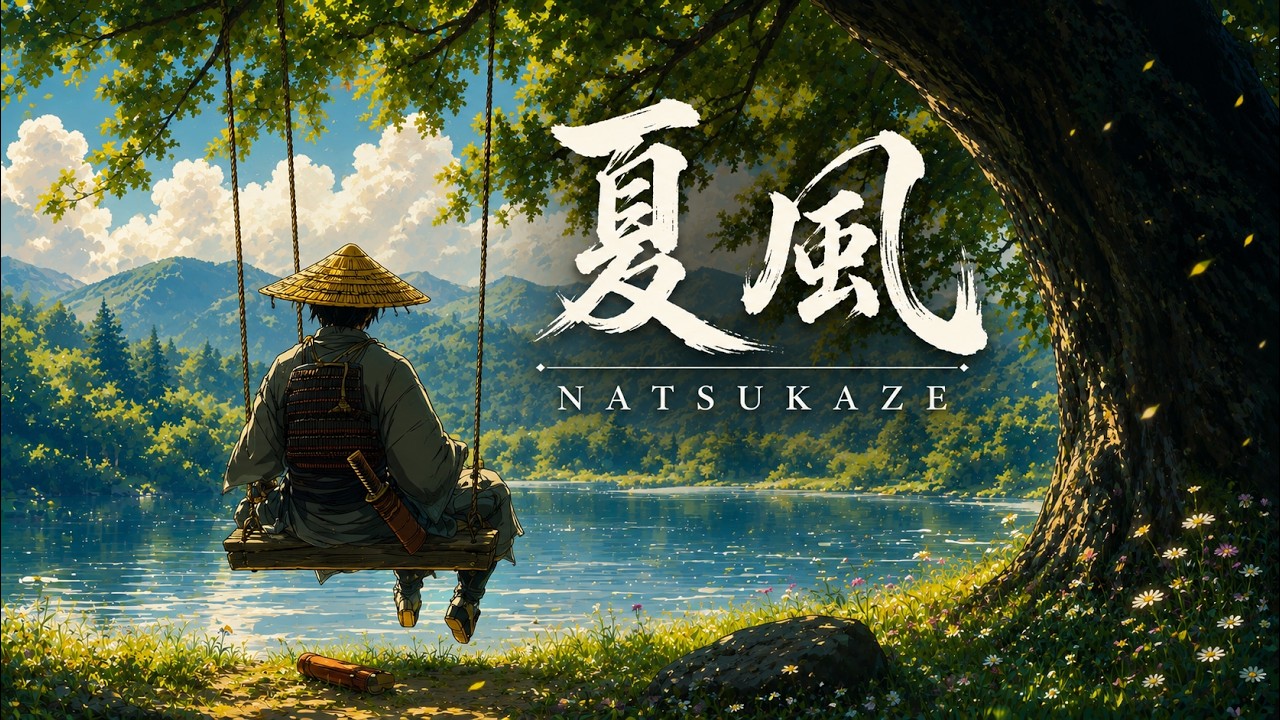 IDEE 秋山花 「A nice wind is blowing!」 NATSUKAZE (夏風) | Tranquil Japanese Music for Relaxation & Focus