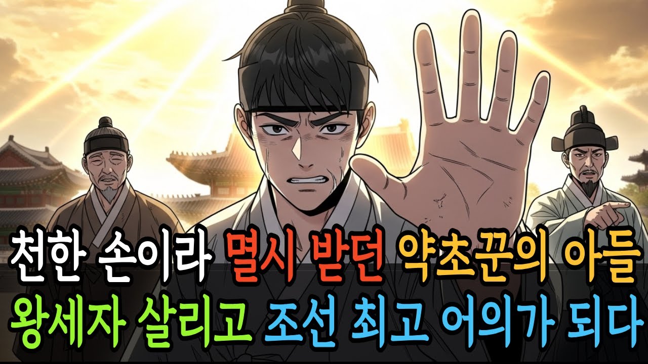 천한 손이라 멸시 받던 약초꾼 아들,  왕세자 살리고 조선 최고의 어의가 되다 