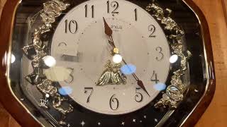 RHYTHM “Midnight Dream” Musical Clock - 4MH823WD06 （スモールワールド「Midnight Dream」リズムからくり時計）