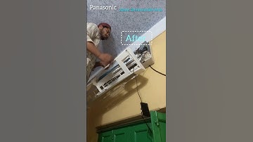 Panasonic 5 star Inverter AC jet pump service. low cooling problem solve #youtubeshorts #panasonic