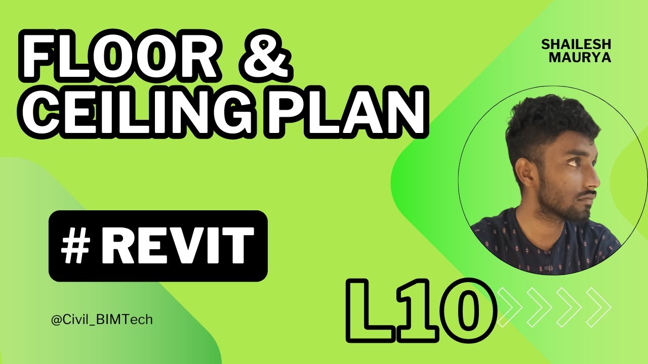 Revit Tutorial Lecture 10 | Floor Plan vs. Ceiling Plan in Revit | Key ...