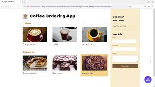Demo - Voice Assistant for Coffee Shop App built with Alan AI