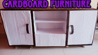 Cardboard Furniture | DIY | Wastematerialcraft | ANI'S HOME CORNER