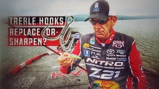 KVD on Swapping Vs. Sharpening Dull Crankbait Hooks