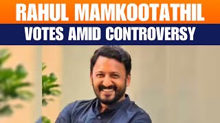 Rahul Mamkootathil Casts Vote In Kerala After Two Weeks In Hiding Palakkad Mla News9