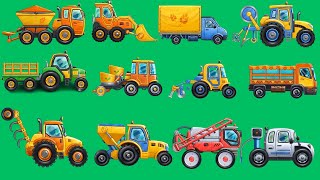 Game edukasi Merakit traktor dan alat berat pertanian | permainan edukasi bahasa Indonesia screenshot 4