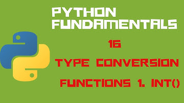 Type Conversion Functions: 1. int()