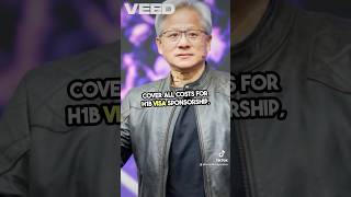Nvidia will pay H-1B fees $100,000 . #nvidia #ceo #h1bvisa #h1btransfer #jensenhuang #chip #giant