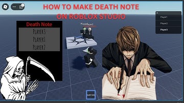 How to make DEATH NOTE | Roblox Studio Tutorial
