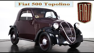 История Fiat 500 Topolino | 1936 - 1955