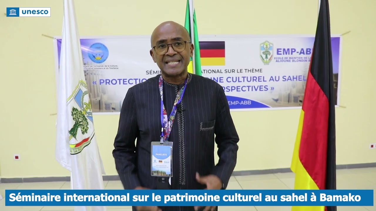 Intervention de M. Ali Mohamed SINANE lors du séminaire international du Patrimoine culturel-Sahel