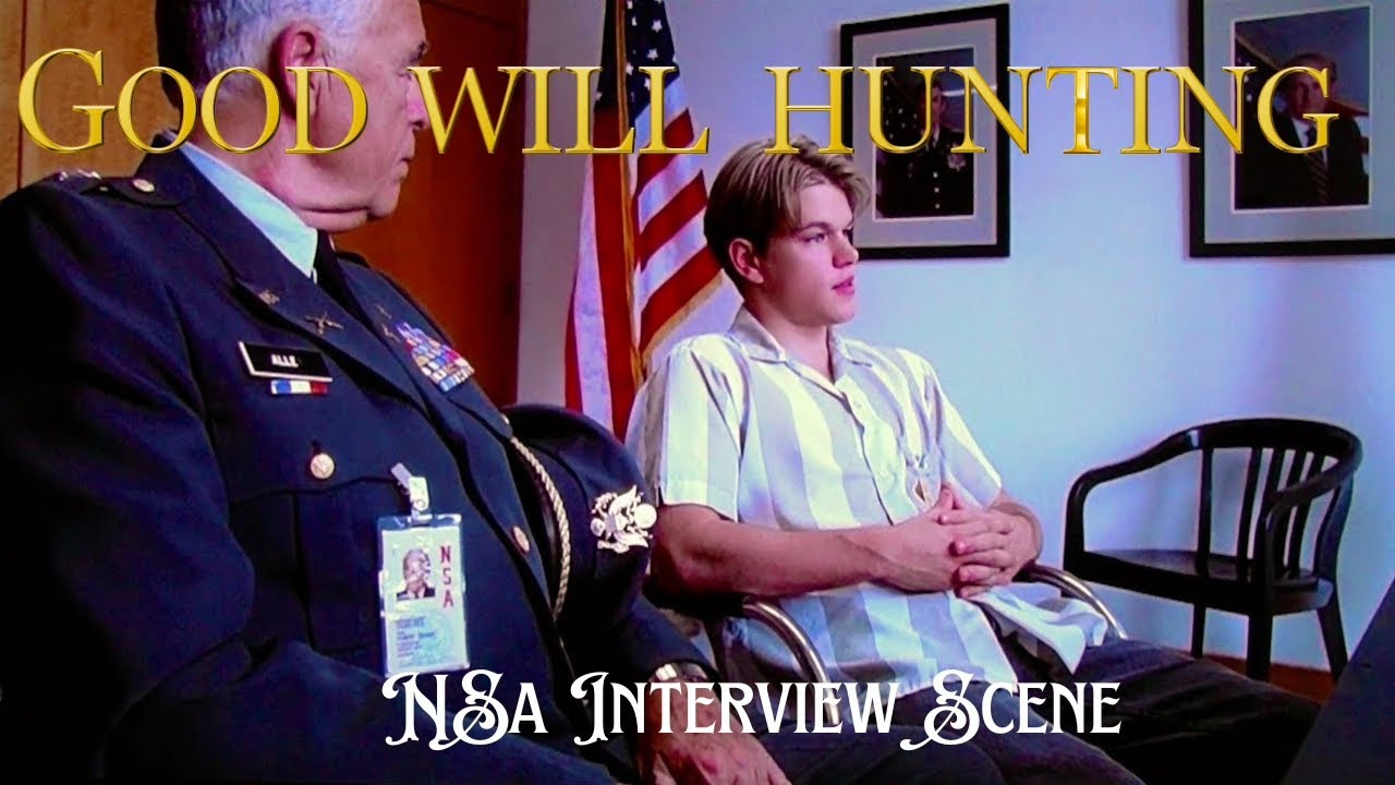NSA Interview Scene | Good Will Hunting