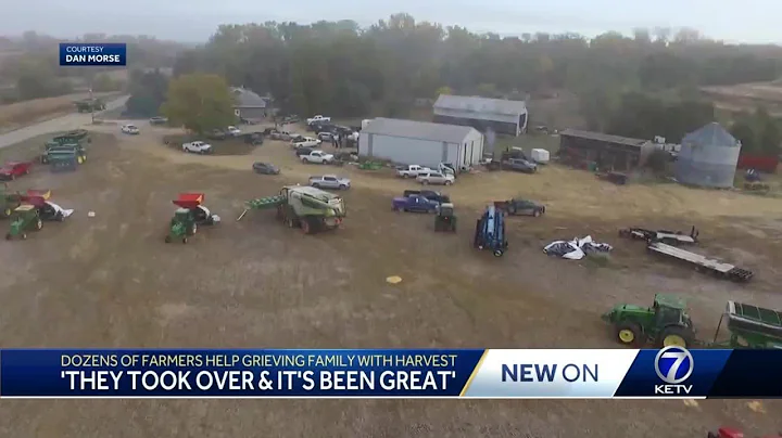 Dozens of farmers help grieving family with harvest