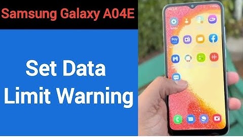 How to set data usege, Samsung Galaxy A04E me data limit Kaise lagaen