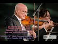 Capture de la vidéo Salvatore Accardo (2004 Adelaide) Tchaikovsky Violin Concerto In D Op 35