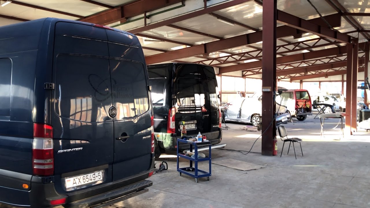 Начинаем осваивать новое место [ покраска авто] - YouTube