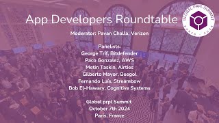 Celebrity Global prpl Summit - App Developer Roundtable Profile