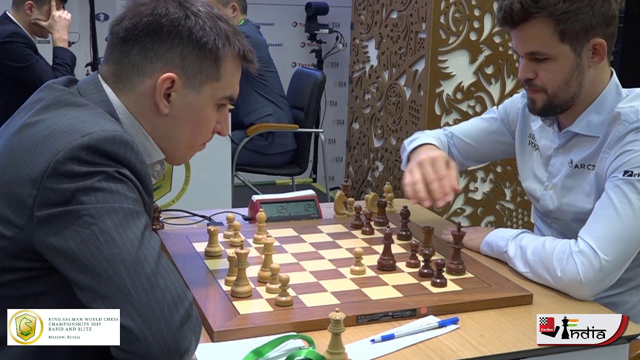 Playing Carlsen's favourite opening against him, Carlsen vs Dubov, World  Blitz 2019