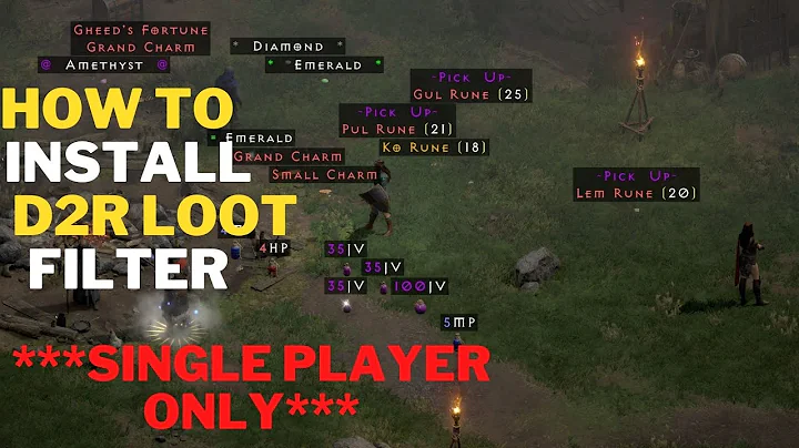 [Guide] Diablo 2 Resurrected(D2R) Loot filter Showcase and How to Install it.SINGLE PLAYER ONLY!!!!!