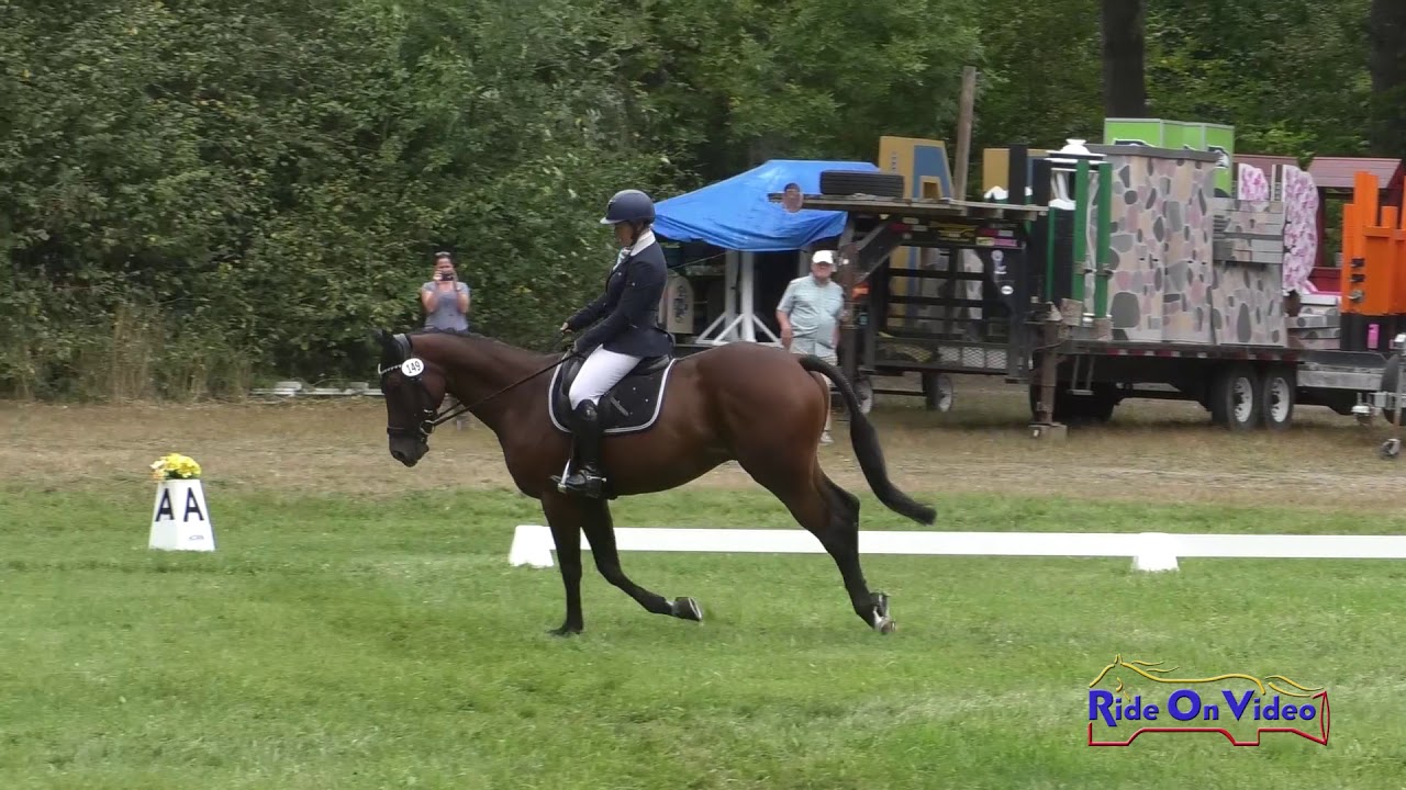 horseshoe bend 149D Alessandra Allen Shinn on Bedazzled Open Training Dressage Aspen Farms Sept. 2019