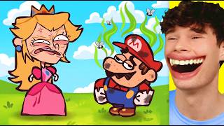 Try NOT To LAUGH *Mario MOVIE Animations*