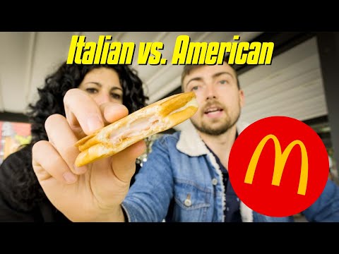 Italian vs American MCDONALD's