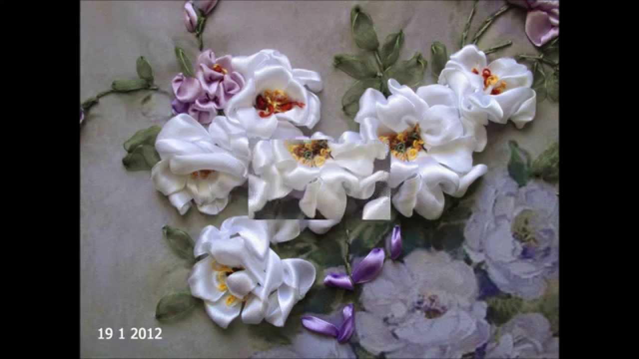 Ricamo  con nastro passo a passo di Tetiana Korobeinyk