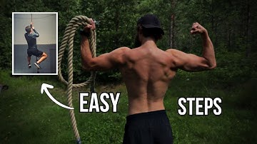 4 BEST Rope Climbing exercises For Beginners - How to safely & successfully climb ropes (Part 1)