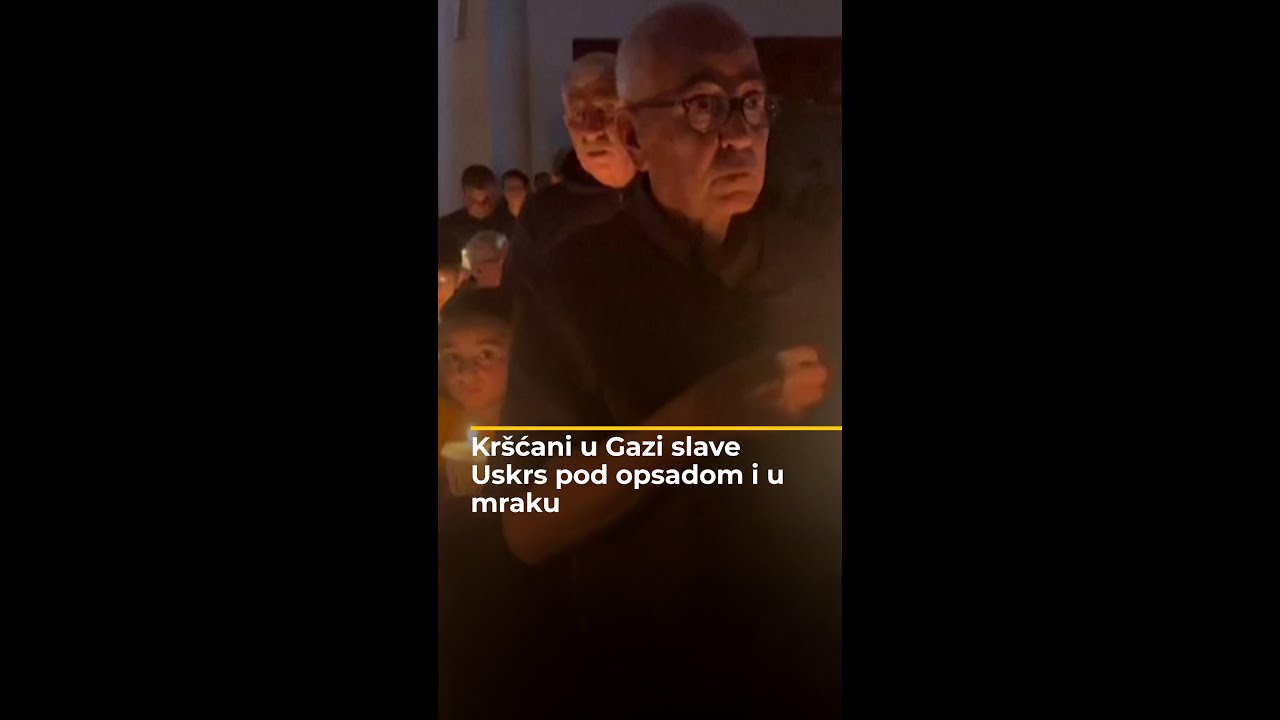 أقام المسيحيون في غزة قداس عيد الفصح في الظلام