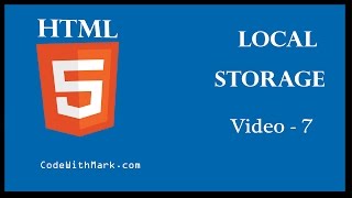 7) View Task - html5 localstorage