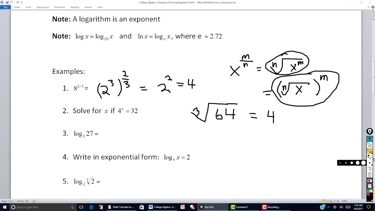 college algebra and problem solving