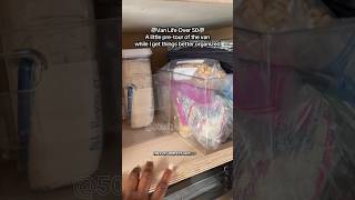 Organizing my van KITCHEN | Mini pre-tour | 50+ Black Woman Van Life