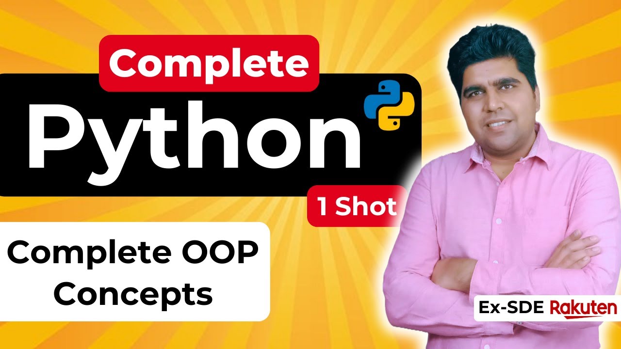 Object Oriented Programming in Python | OOP in Python Tutorial with ...