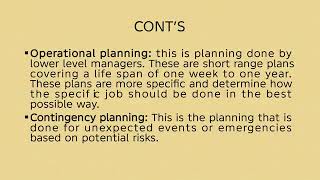 THE MANAGEMENT FUNCTIONS