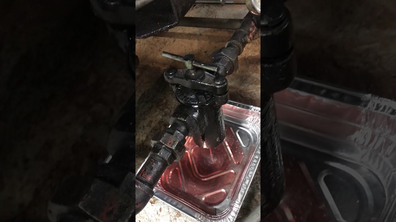 Boiler Oil # 2 strainer cleaning