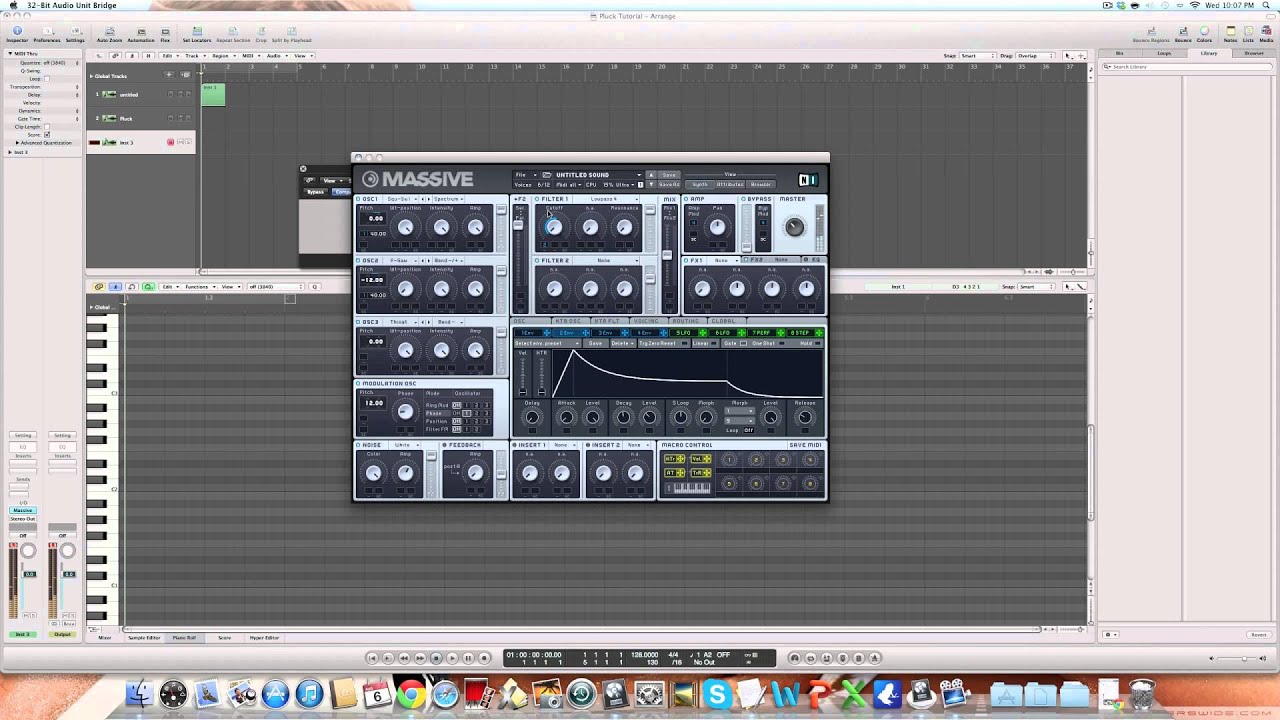 Pluck Tutorial in NI Massive