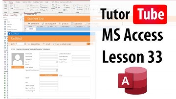 MS Access Tutorial - Lesson 33 - Ask Parameters for Criteria while Running Query
