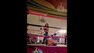 NOVAkane’s Powerbomb to El Reverso - slow motion #prowrestling #intergenderwrestling