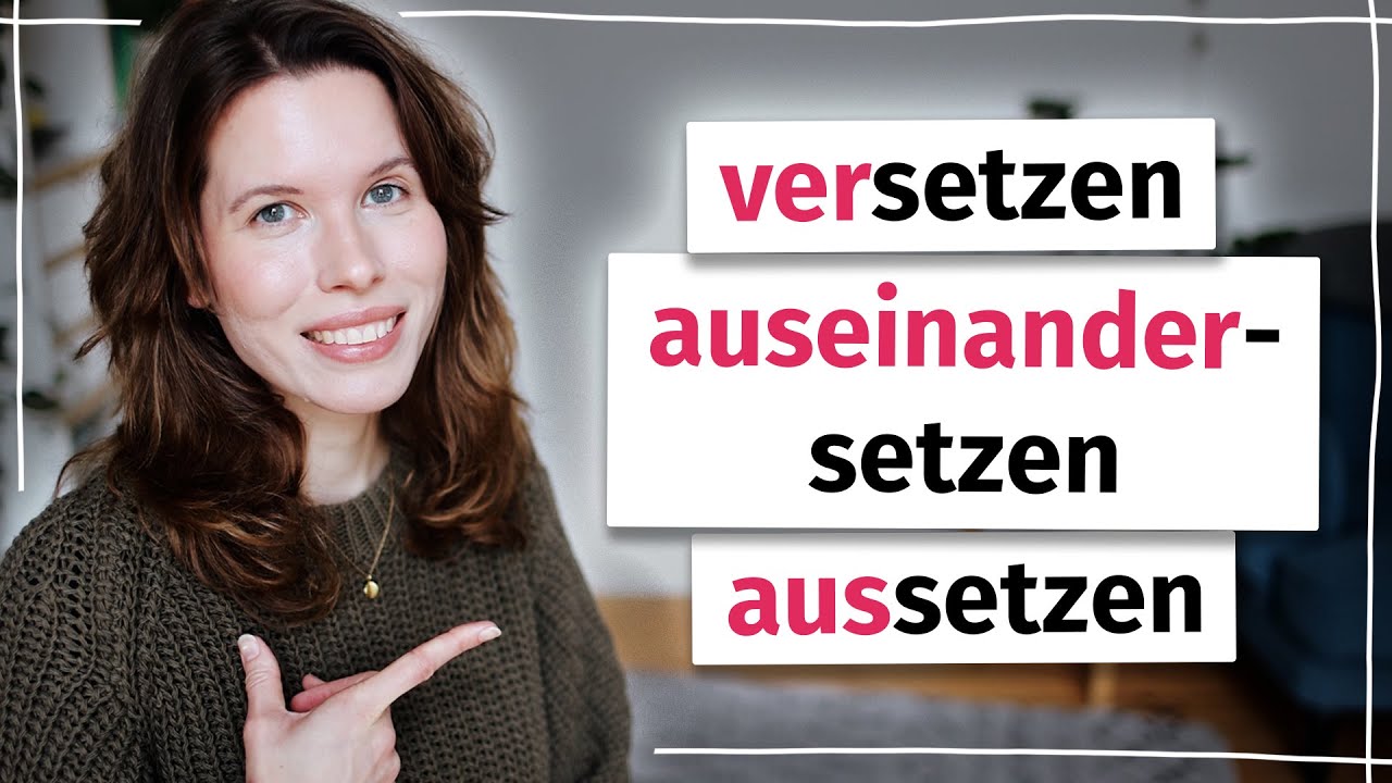 Verben mit „setzen“: Das sind die Unterschiede! (Deutsch B2, C1)