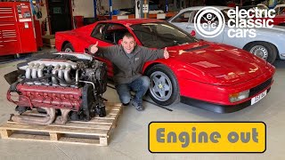 Teslarossa Ep2 - Engine out and weights