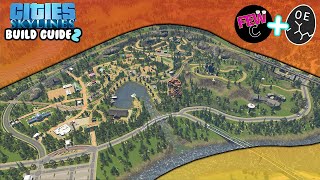 Not Just An Ordinary Park in Cities Skylines! | Orchid Bay | OVERCHARGED EGG Collab