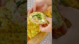 Creamy zucchini roll 🥒#cooktoheal #easyrecipes #foodshorts #zucchini #homecooking
