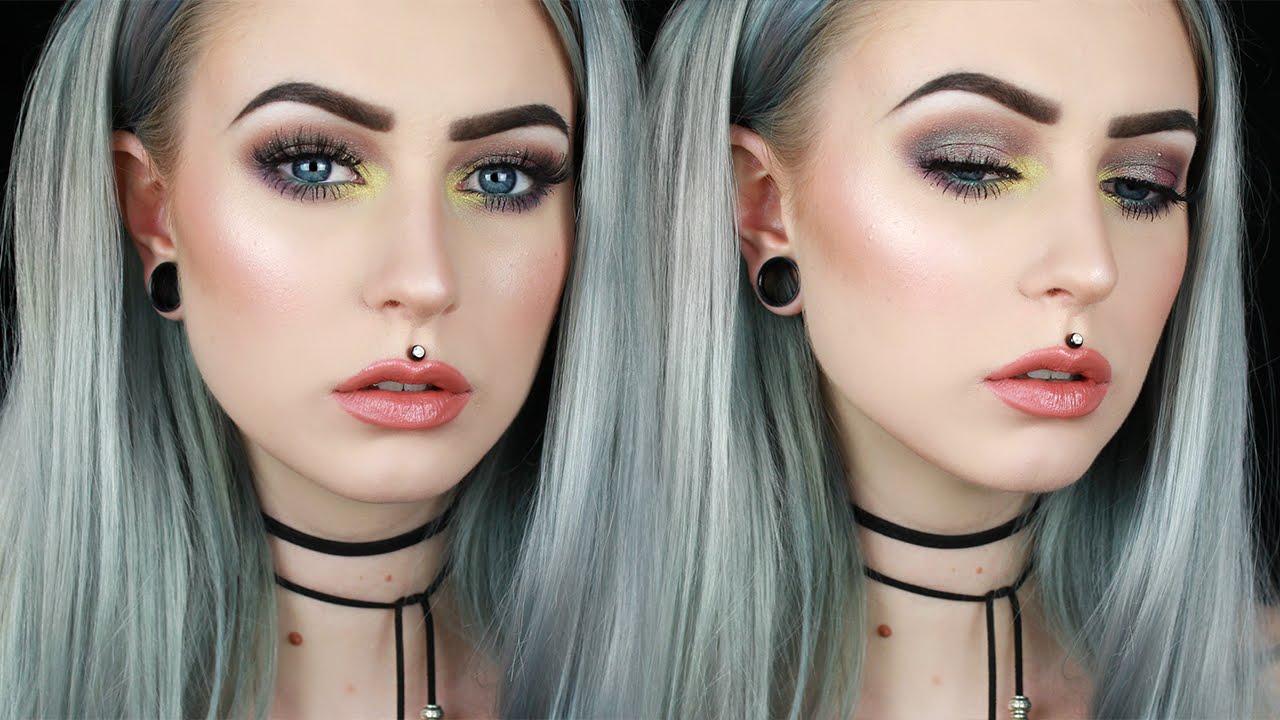 Sultry Shimmer with Peach Lips | Evelina Forsell