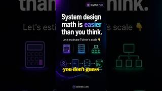 How to actually do "back-of-the-envelope" #systemdesign #viral